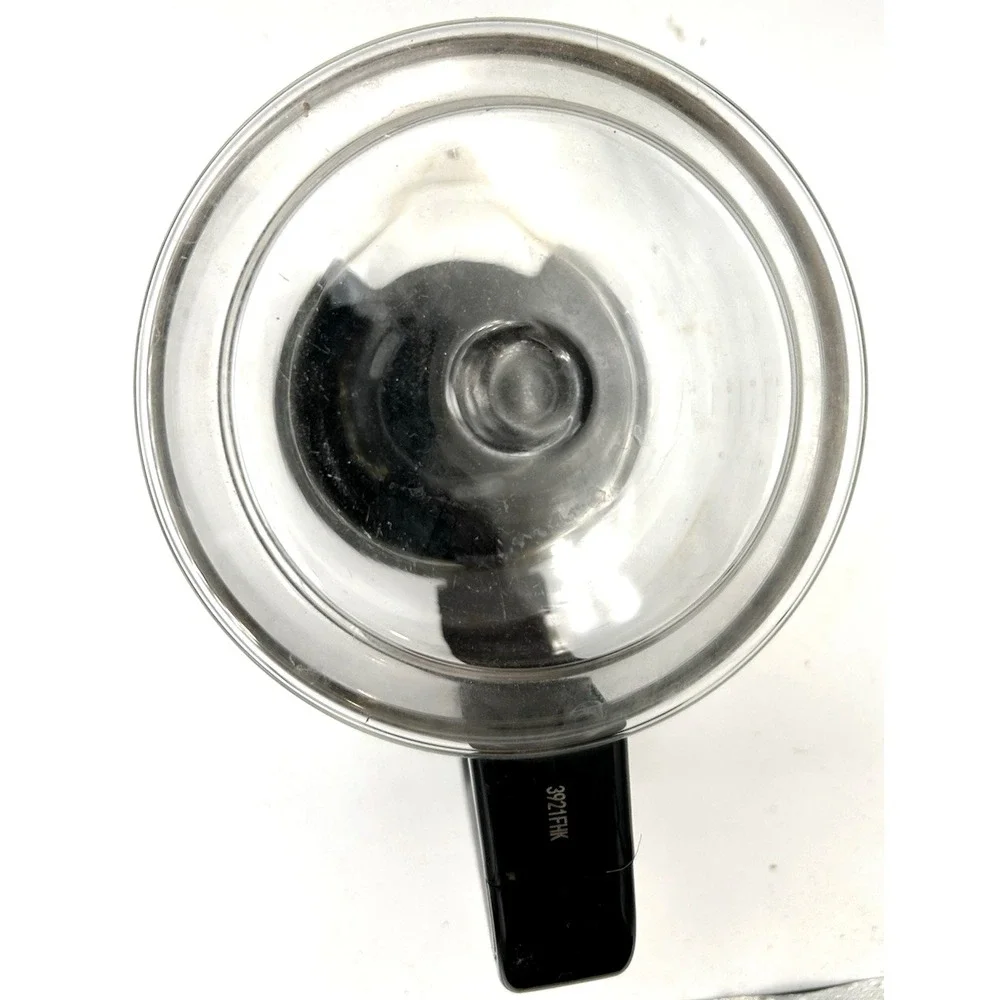 CUISINART Carafe w Black Lid Glass Pot 12 Cup Coffee Maker Replacement 3921FHK